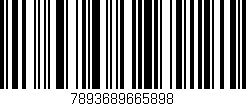 Código de barras (EAN, GTIN, SKU, ISBN): '7893689665898'