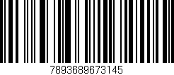 Código de barras (EAN, GTIN, SKU, ISBN): '7893689673145'