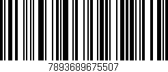 Código de barras (EAN, GTIN, SKU, ISBN): '7893689675507'