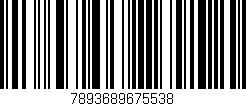 Código de barras (EAN, GTIN, SKU, ISBN): '7893689675538'