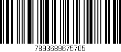 Código de barras (EAN, GTIN, SKU, ISBN): '7893689675705'