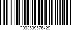Código de barras (EAN, GTIN, SKU, ISBN): '7893689676429'