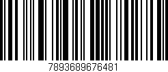 Código de barras (EAN, GTIN, SKU, ISBN): '7893689676481'