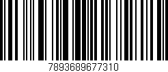 Código de barras (EAN, GTIN, SKU, ISBN): '7893689677310'