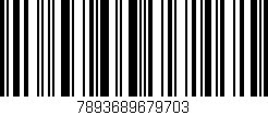 Código de barras (EAN, GTIN, SKU, ISBN): '7893689679703'