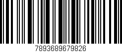Código de barras (EAN, GTIN, SKU, ISBN): '7893689679826'