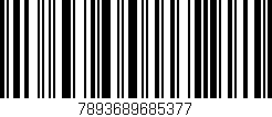 Código de barras (EAN, GTIN, SKU, ISBN): '7893689685377'