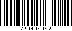 Código de barras (EAN, GTIN, SKU, ISBN): '7893689689702'