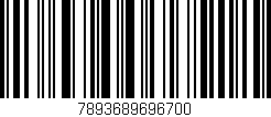 Código de barras (EAN, GTIN, SKU, ISBN): '7893689696700'