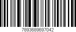 Código de barras (EAN, GTIN, SKU, ISBN): '7893689697042'