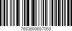 Código de barras (EAN, GTIN, SKU, ISBN): '7893689697059'