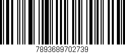 Código de barras (EAN, GTIN, SKU, ISBN): '7893689702739'