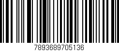 Código de barras (EAN, GTIN, SKU, ISBN): '7893689705136'