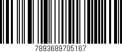 Código de barras (EAN, GTIN, SKU, ISBN): '7893689705167'