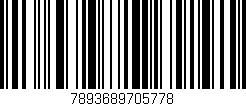 Código de barras (EAN, GTIN, SKU, ISBN): '7893689705778'