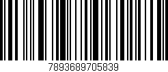 Código de barras (EAN, GTIN, SKU, ISBN): '7893689705839'