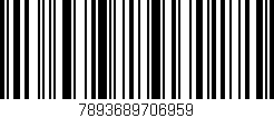 Código de barras (EAN, GTIN, SKU, ISBN): '7893689706959'
