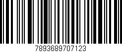 Código de barras (EAN, GTIN, SKU, ISBN): '7893689707123'