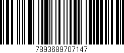 Código de barras (EAN, GTIN, SKU, ISBN): '7893689707147'