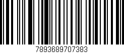Código de barras (EAN, GTIN, SKU, ISBN): '7893689707383'