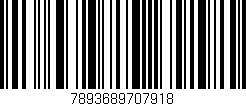 Código de barras (EAN, GTIN, SKU, ISBN): '7893689707918'