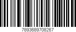 Código de barras (EAN, GTIN, SKU, ISBN): '7893689708267'