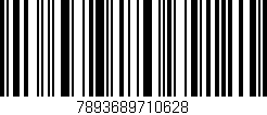 Código de barras (EAN, GTIN, SKU, ISBN): '7893689710628'