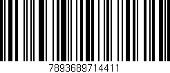 Código de barras (EAN, GTIN, SKU, ISBN): '7893689714411'
