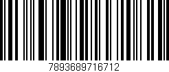 Código de barras (EAN, GTIN, SKU, ISBN): '7893689716712'