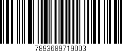 Código de barras (EAN, GTIN, SKU, ISBN): '7893689719003'