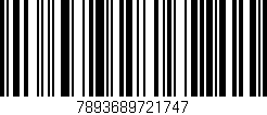 Código de barras (EAN, GTIN, SKU, ISBN): '7893689721747'