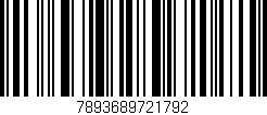 Código de barras (EAN, GTIN, SKU, ISBN): '7893689721792'