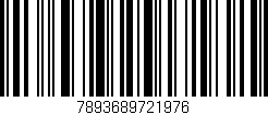 Código de barras (EAN, GTIN, SKU, ISBN): '7893689721976'