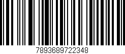 Código de barras (EAN, GTIN, SKU, ISBN): '7893689722348'