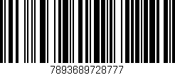 Código de barras (EAN, GTIN, SKU, ISBN): '7893689728777'
