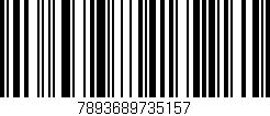 Código de barras (EAN, GTIN, SKU, ISBN): '7893689735157'