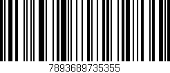 Código de barras (EAN, GTIN, SKU, ISBN): '7893689735355'