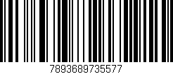 Código de barras (EAN, GTIN, SKU, ISBN): '7893689735577'