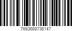 Código de barras (EAN, GTIN, SKU, ISBN): '7893689736147'