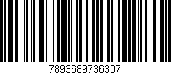 Código de barras (EAN, GTIN, SKU, ISBN): '7893689736307'