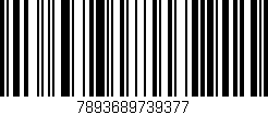 Código de barras (EAN, GTIN, SKU, ISBN): '7893689739377'