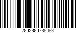 Código de barras (EAN, GTIN, SKU, ISBN): '7893689739988'