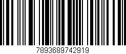 Código de barras (EAN, GTIN, SKU, ISBN): '7893689742919'