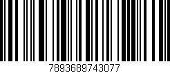 Código de barras (EAN, GTIN, SKU, ISBN): '7893689743077'