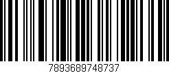 Código de barras (EAN, GTIN, SKU, ISBN): '7893689748737'