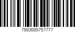 Código de barras (EAN, GTIN, SKU, ISBN): '7893689757777'