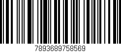 Código de barras (EAN, GTIN, SKU, ISBN): '7893689758569'