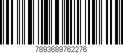 Código de barras (EAN, GTIN, SKU, ISBN): '7893689762276'