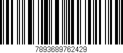Código de barras (EAN, GTIN, SKU, ISBN): '7893689762429'