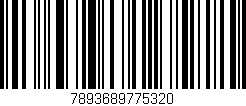 Código de barras (EAN, GTIN, SKU, ISBN): '7893689775320'